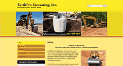 Desktop Screenshot of earthproexcavating.net